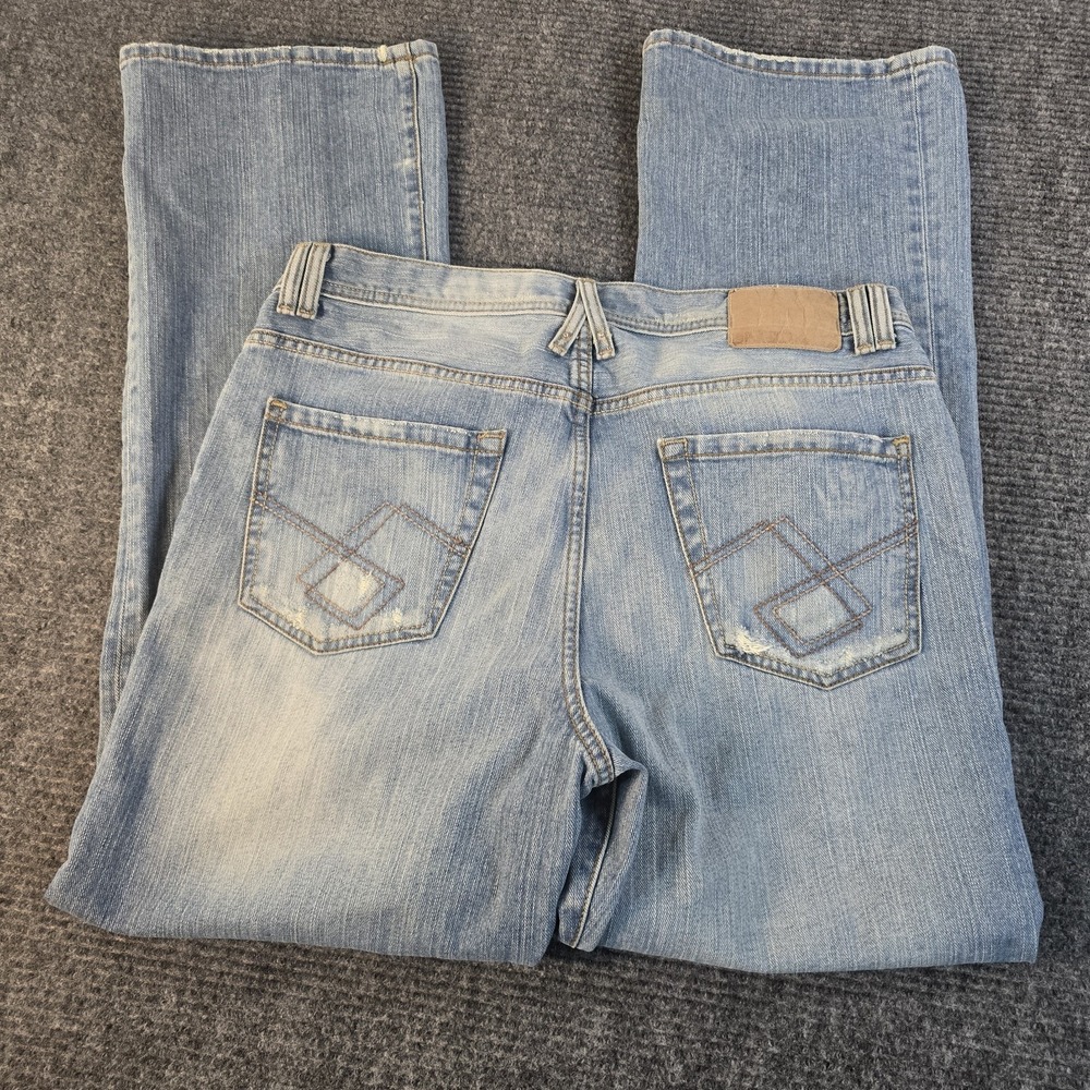 Vintage JNCO Fletcher Bootcut Jeans Size 36x32 Distressed Skater